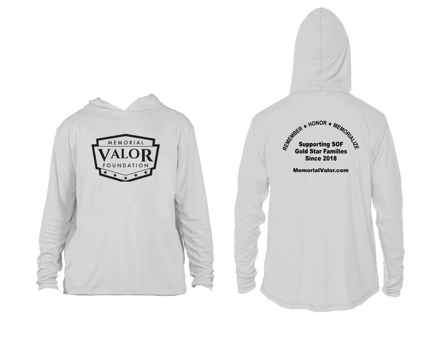 Memorial Valor Solar Performance Hoodie