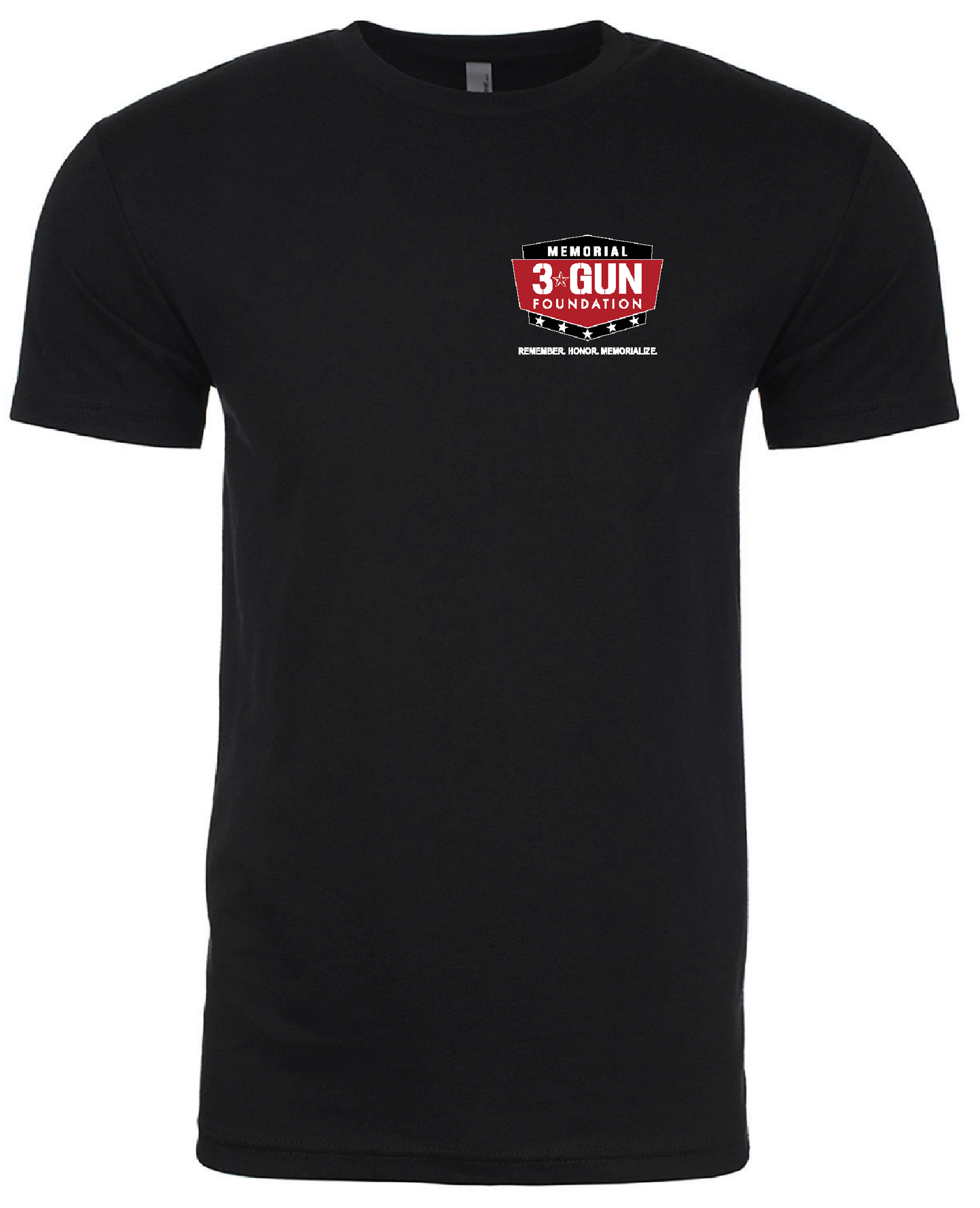 Memorial 3 Gun Foundation T-Shirt (Black)