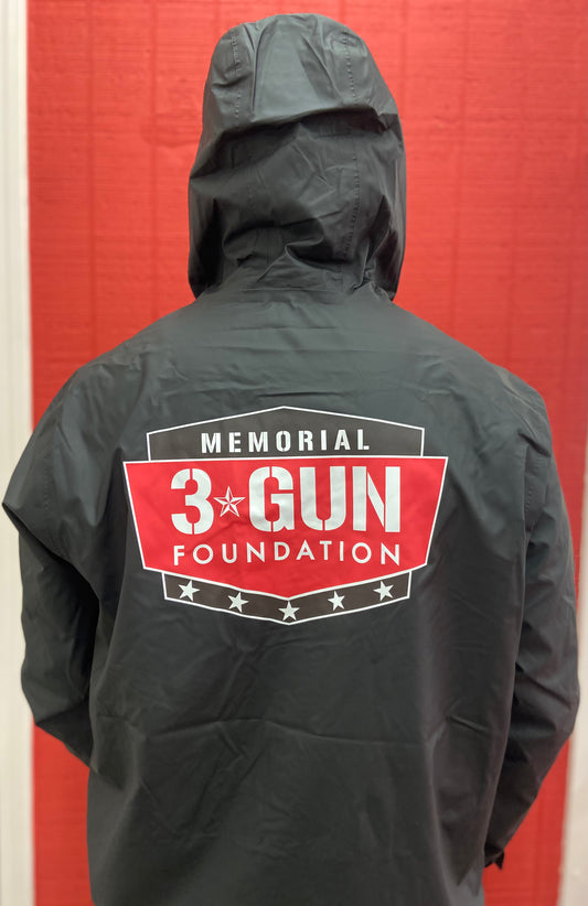 Memorial 3 Gun Rain Jacket Black