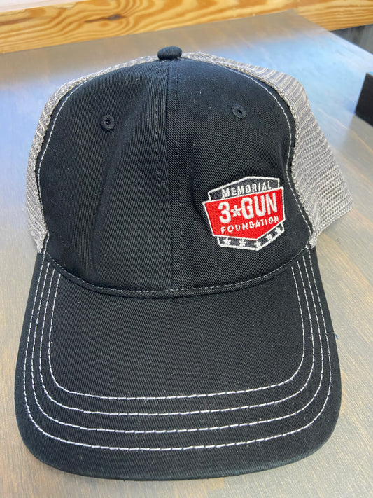 Memorial 3 Gun Embroidered Hat (Black)