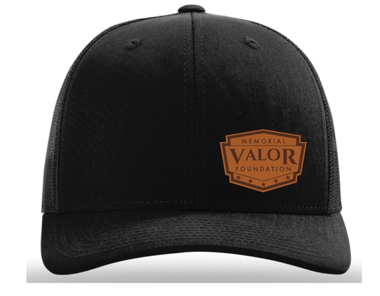 Memorial Valor Leather Patch Hat (Black)
