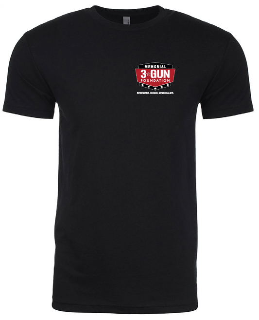Memorial 3 Gun Foundation T-Shirt (Black)